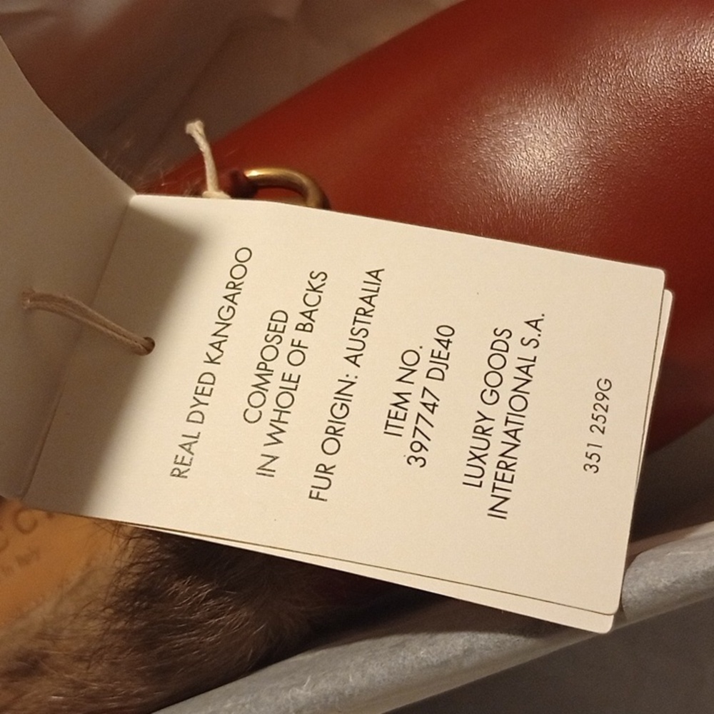 NWT Gucci Calfskin Fur Horsebit Amstel Slingback Clogs NIB - Picture 10 of 10